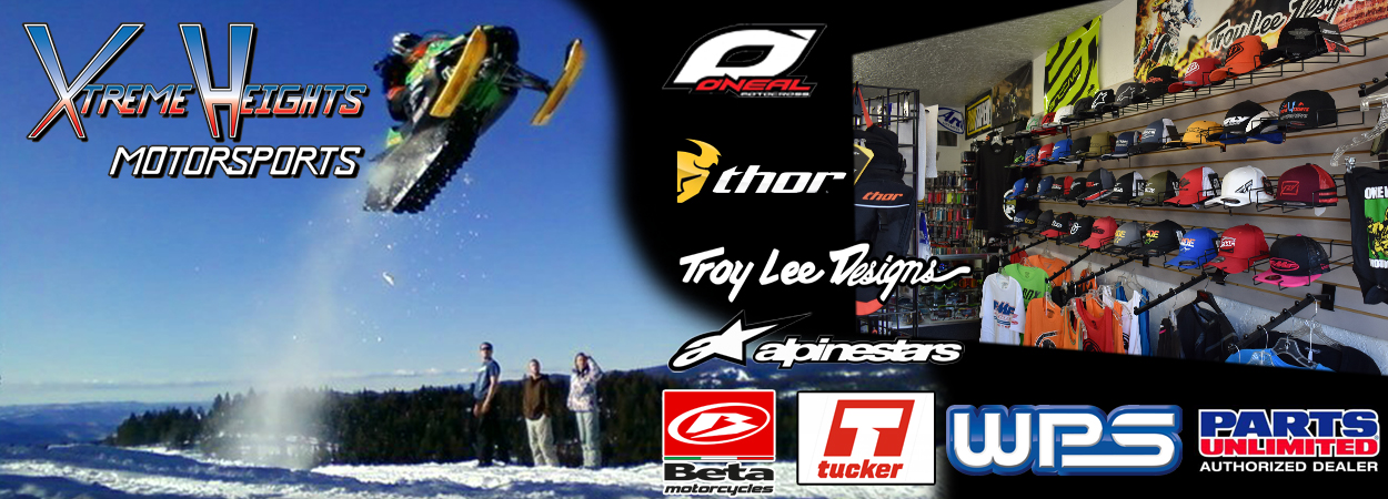 Xtreme Heights Motorsports Banner. Parts & Accessories, official Beta Motorcycles Dealer.